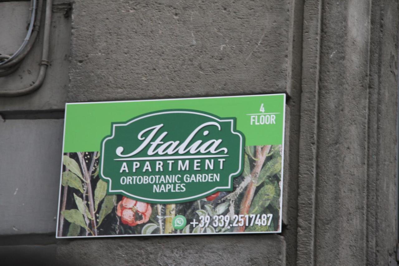 Italia Apartment Ortobotanic Garden Napels Buitenkant foto